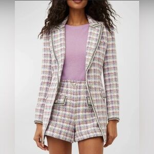 Like new! VERONICA BEARD Etney tweed jacket. Size 4.